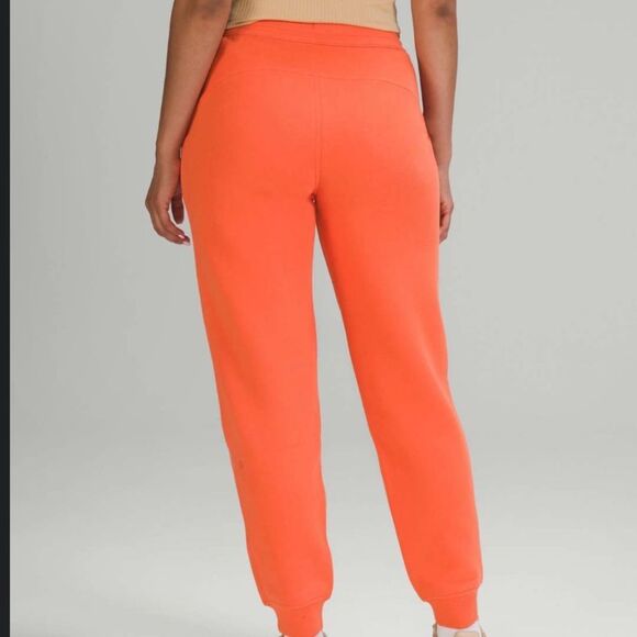 Lululemon orange scuba high rise joggers - Picture 2 of 13